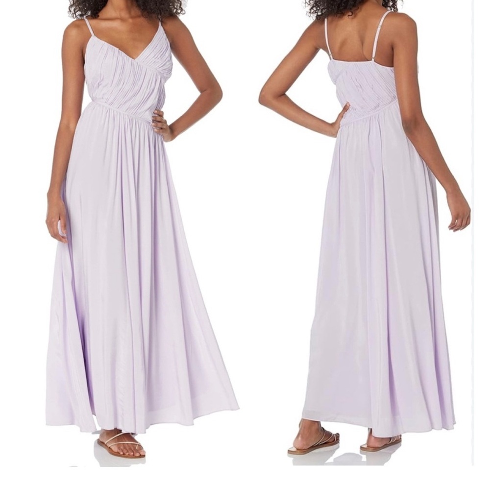 Trina Turk Women's Cherry Grove Lavender Maxi Dress Medium